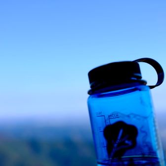 あ、ナルゲンボトル新調しました。YAMAPのです