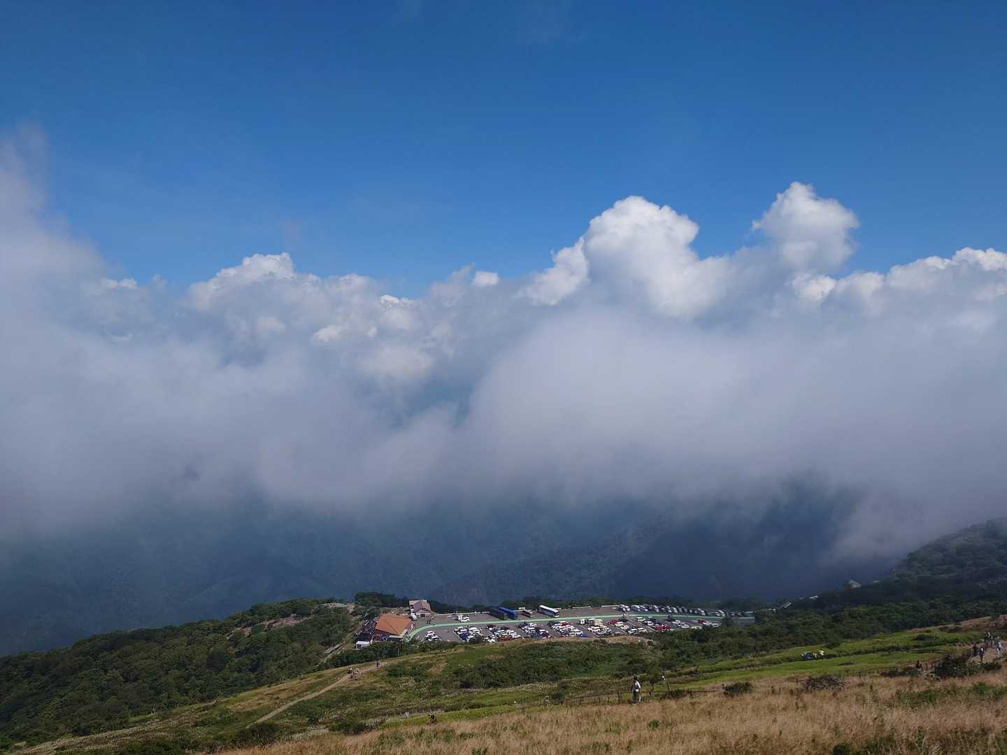 雲の流れが早い🌫️