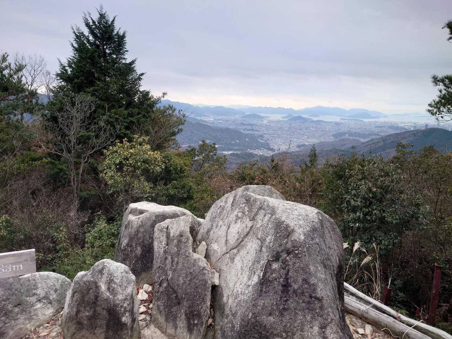 蝦蟇ヶ峠-二ヶ城山 往復コースの写真