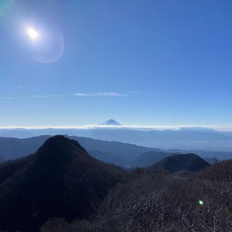 升形山からの富士山😍
手前左は黒富士