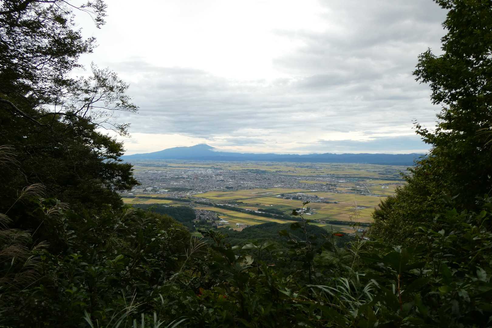 八景台から鳥海山