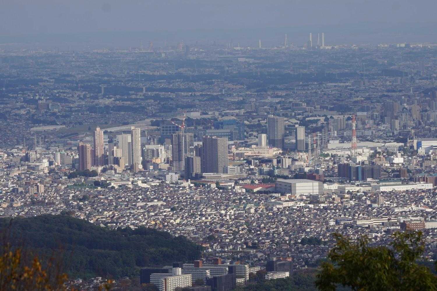 小仏バス停-景信山登山口-ヤゴ沢作業路登山口-小仏峠-城山 縦走コースの写真