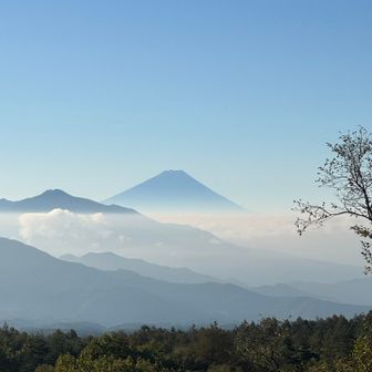 振り返れば富士山🗻