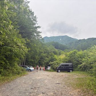 駐車場に到着〜🙌