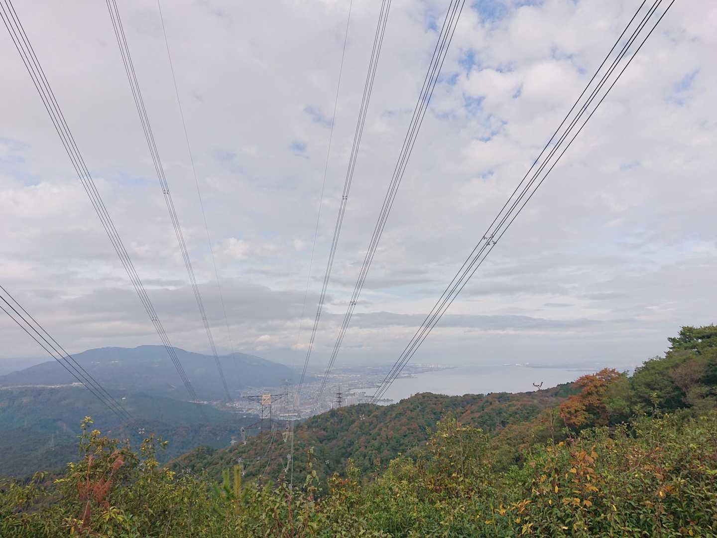 大谷駅-音羽山路傍休憩地-音羽山-石山寺駅 縦走コースの写真