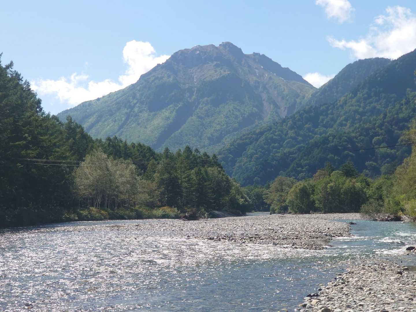 さっきまでいた焼岳！