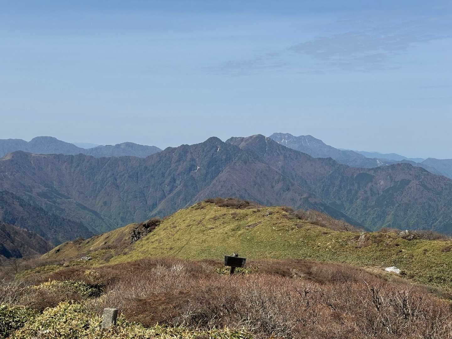 笹ヶ峰南登山口-笹ヶ峰 往復コースの写真