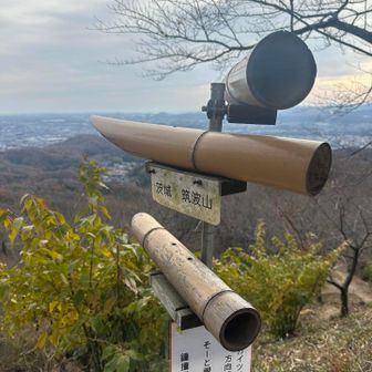 山頂にある竹筒、レンズは付いていない