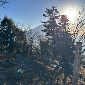 毛無山に到着♪
前回より元気です😄