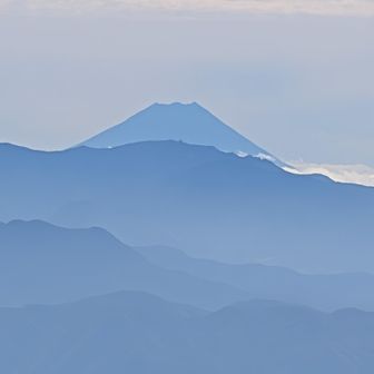 遠くに富士山も見える