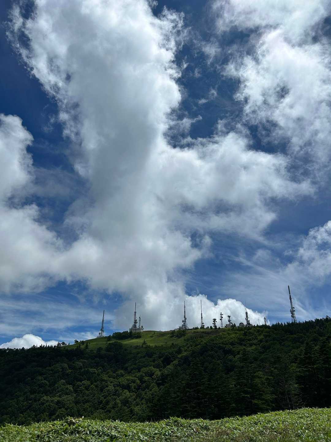今日も雲が多い☁️