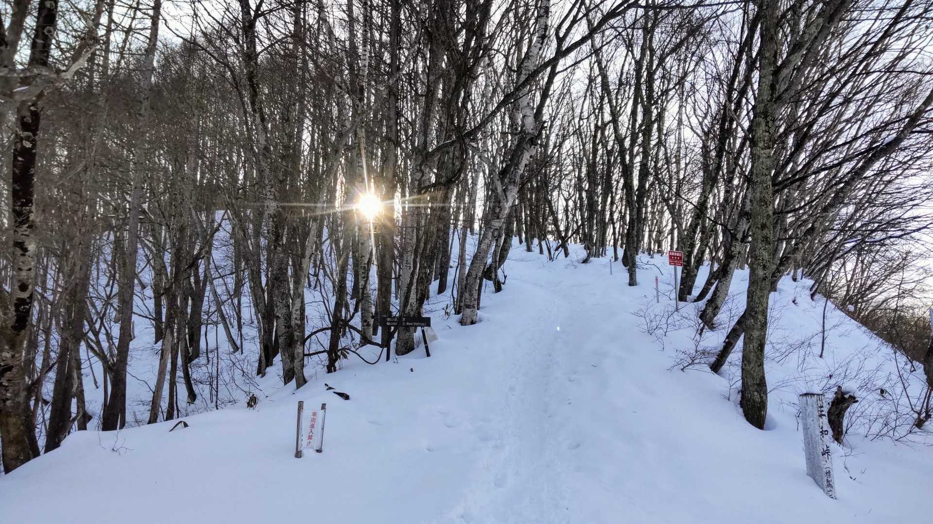 三和峠-風越-聖峠-聖山 往復コースの写真