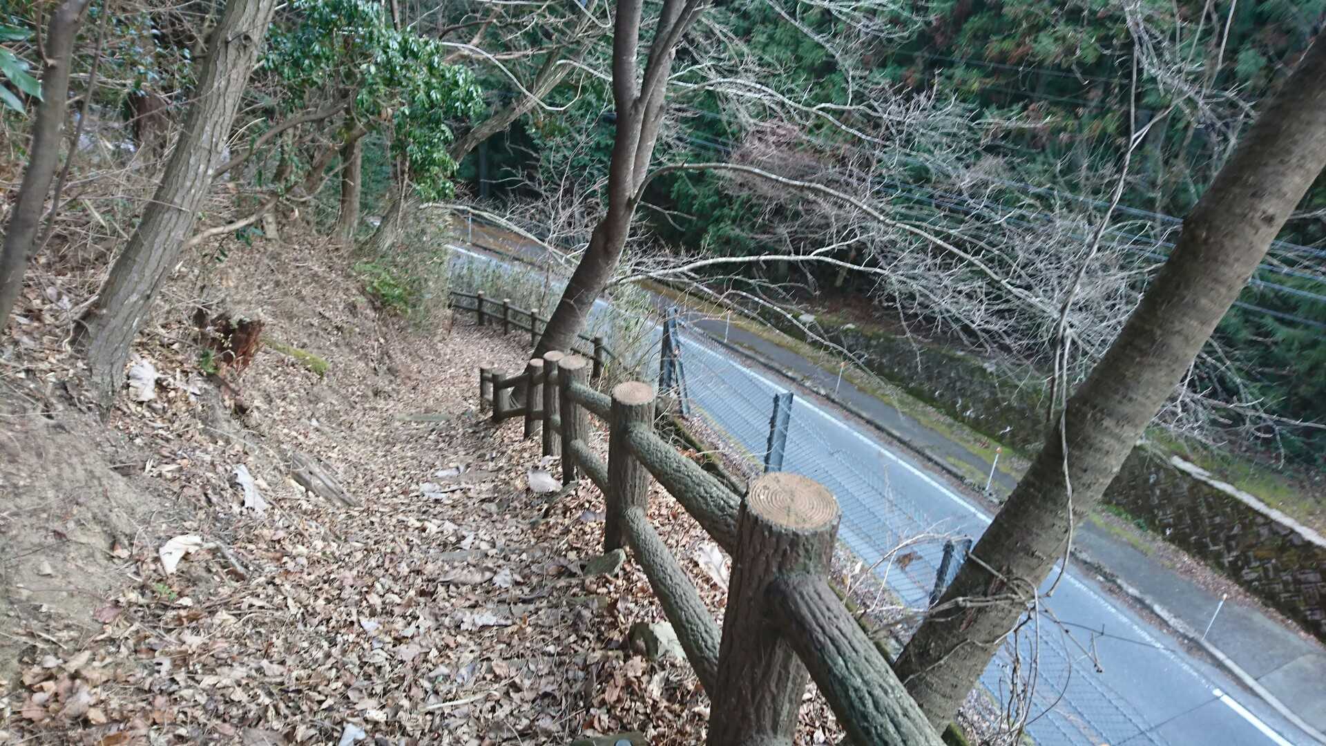 堀越峠へ