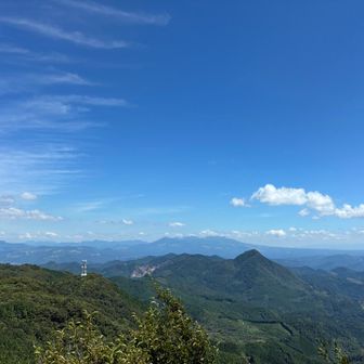 普賢岳山頂です🙌久住連山が見えた〜⛰️