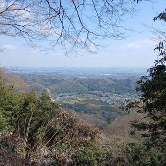 山頂手前のとても見晴らしのいいところ