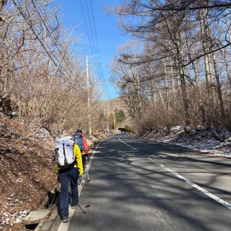 最後は車道を歩いて🅿️まで帰りました。