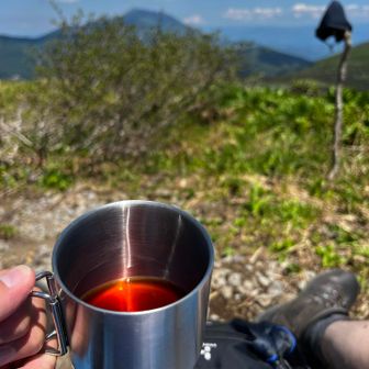 そしてドリップコーヒー☕️
岩手山を眺めながら
