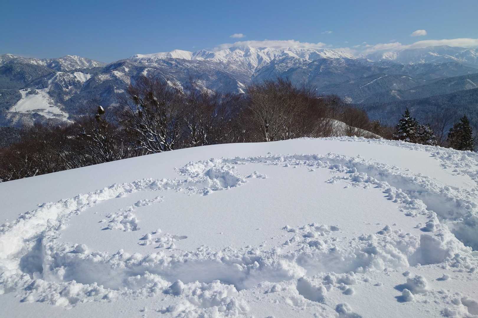 ハート♥と白山