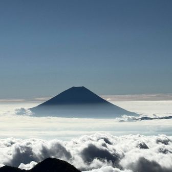 富士山が幻想的でなんとも...