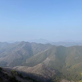 最初の⛓️を登ったところからみた眺め