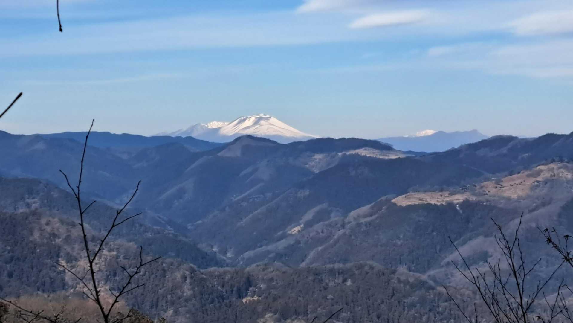 浅間山がくっきり