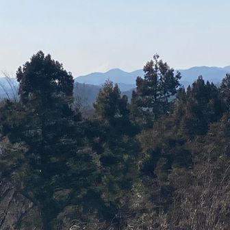 うっすら富士山🗻…のはずが、カメラ📷の性能悪くて見えません😂💦