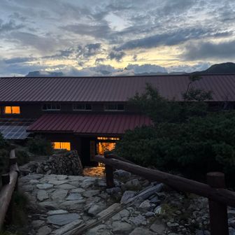 夕暮れ時。