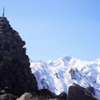 スキーヤーの間を徒歩で横切ってゴンドラで下山⛷️♡