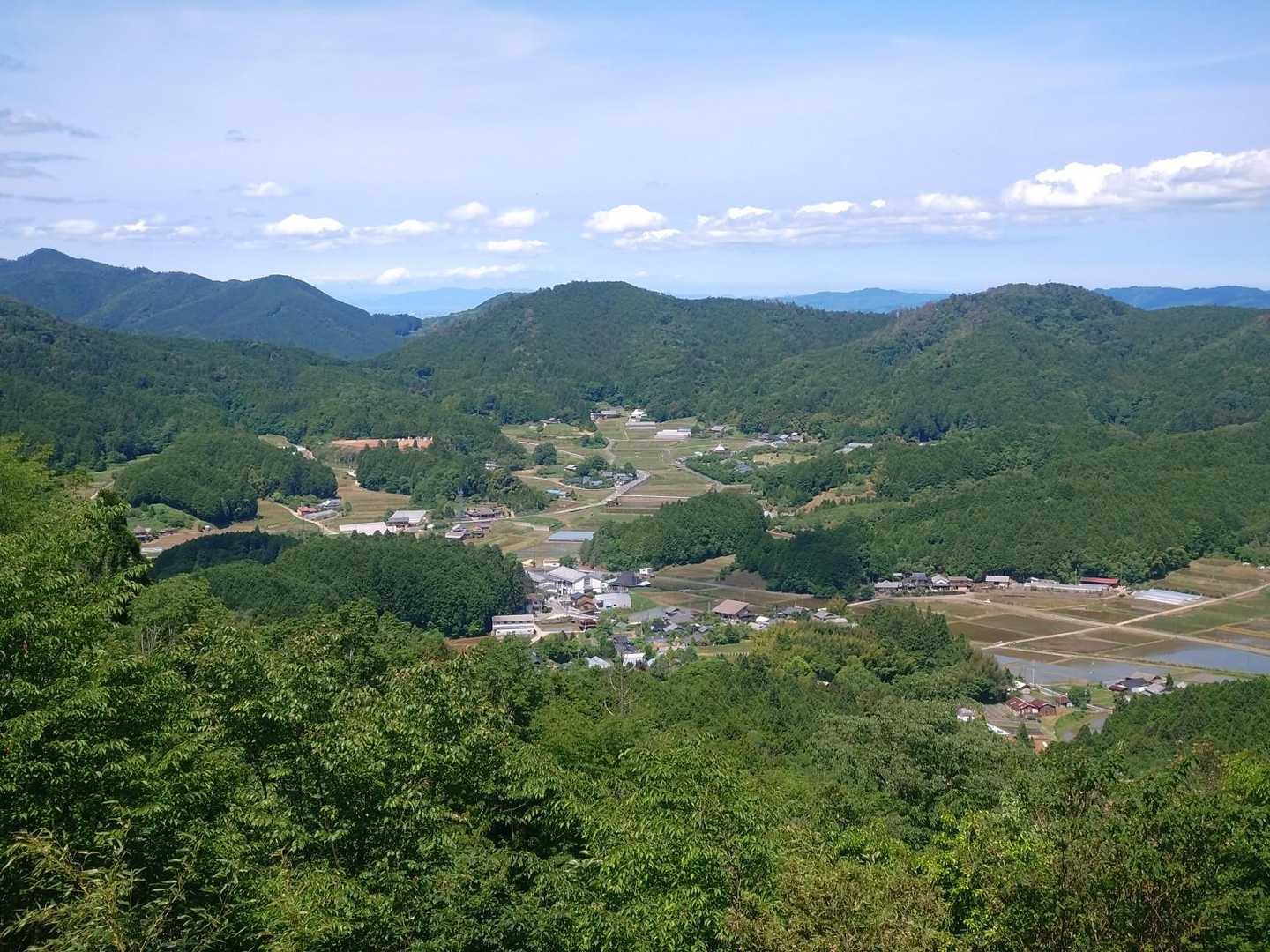 眼下に広がる天野の里🌾
のどかな田園風景にほっと一息😇
