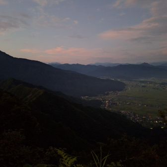 まだ里は暗め、風は涼しい良い時間(^_^)