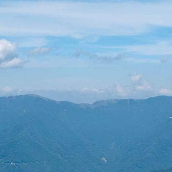 天狗塚山頂　北東側
落合峠方面