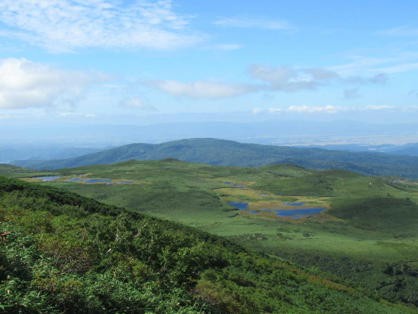 見渡す湖沼群🏞️
