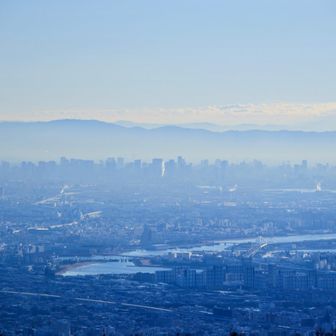 大阪市街地方面
