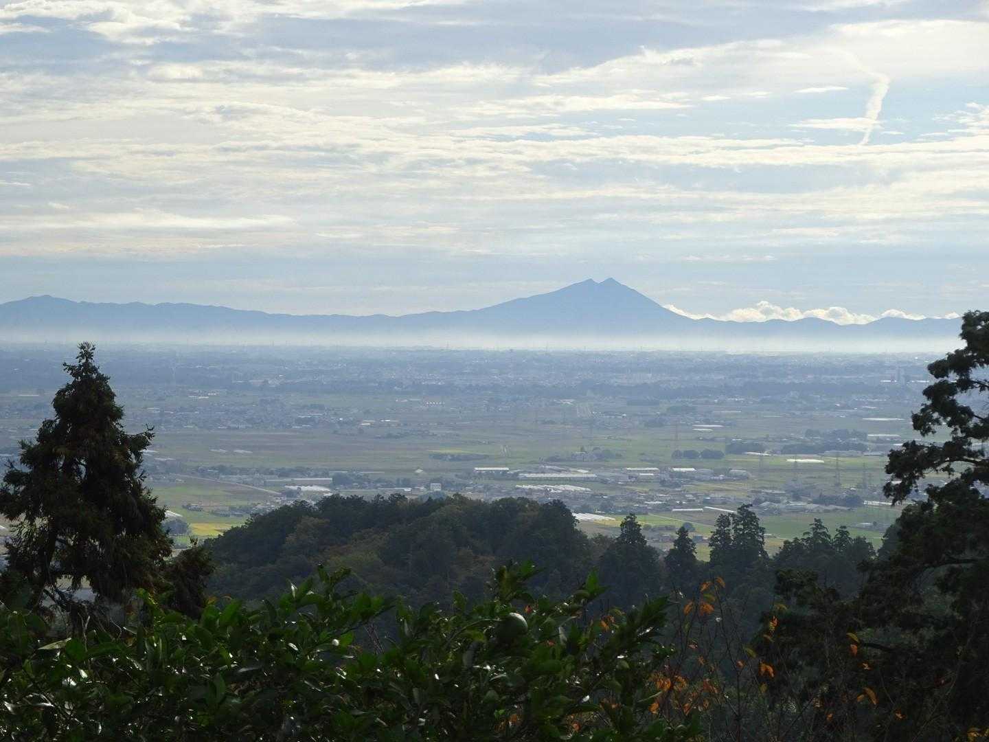 おぉ〜、筑波山が格好いい！