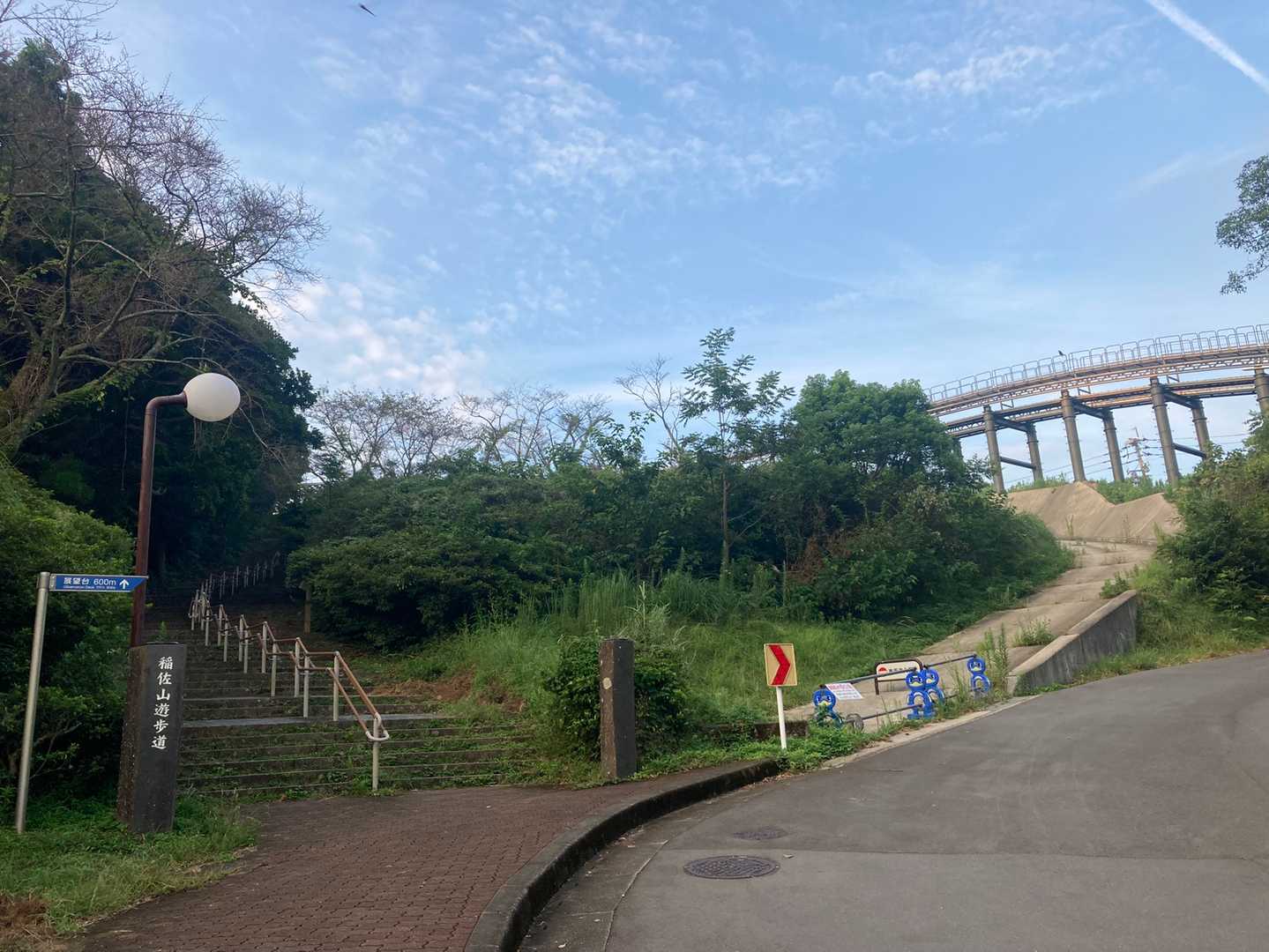 今度は稲佐山遊歩道を進みます🏃‍♂️
展望台までは600mみたいです。
