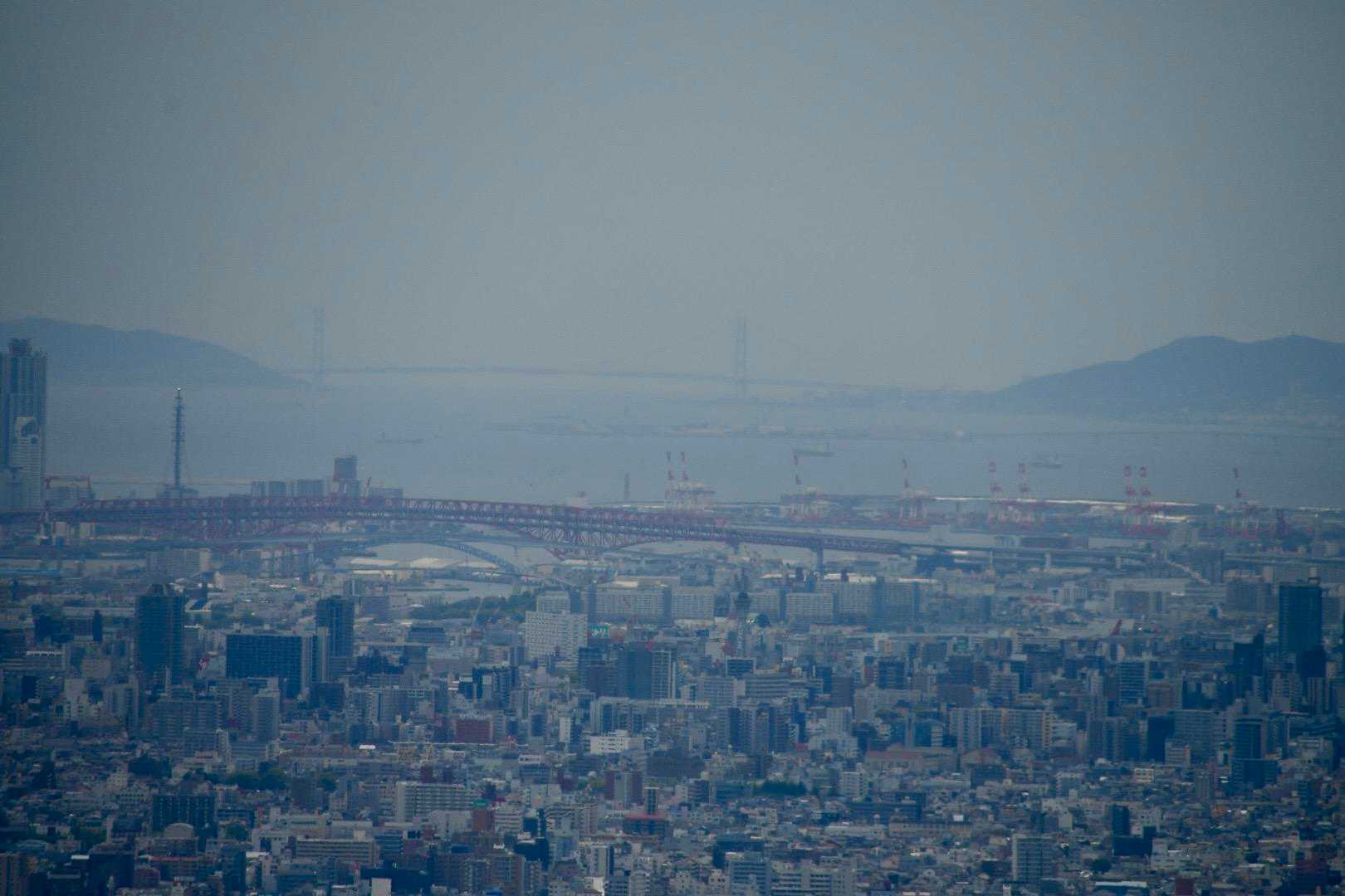 明石海峡大橋が見えました