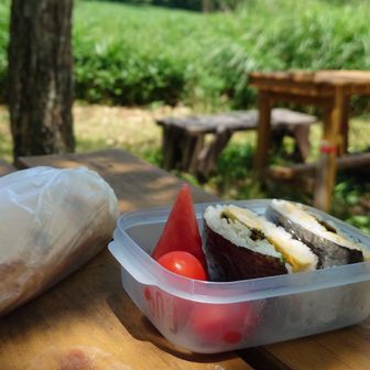おにぎらずと揚げパン

今朝卵を焼いてると、卵焼き器の柄がとれた
30年近く使ってると柄の接合部も何となく焼けてカッチカチ
ネットで〈卵焼き器の柄〉ポチってきた