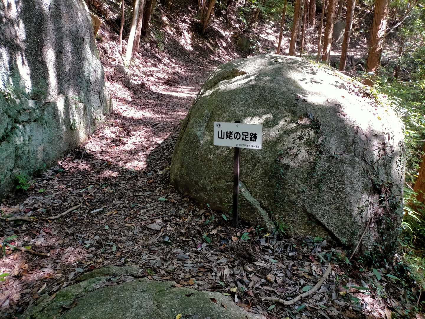 王滝渓谷入口-梟ヶ城址展望台-天下峯 周回コースの写真