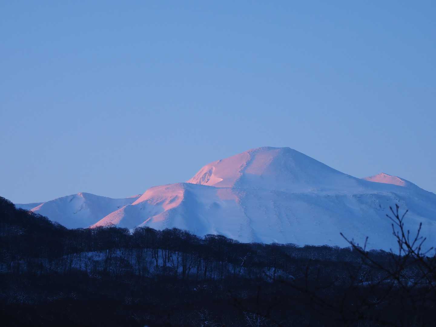 秋駒はモルゲンロートに差し掛かる🌅