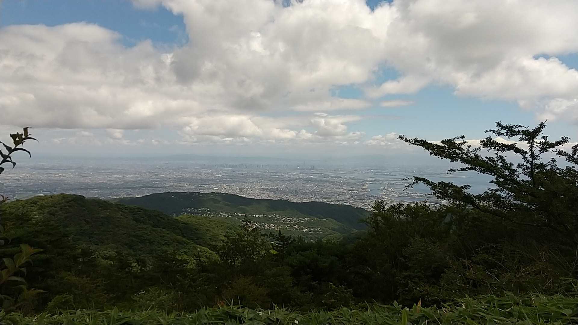 芦屋川駅-雨ヶ峠-六甲山-六甲越 往復コースの写真