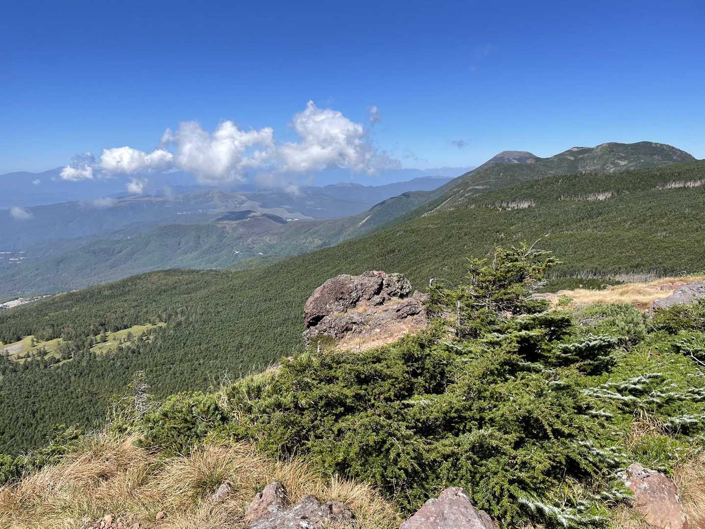 麦草峠-大石峠-中小場-茶臼山 往復コースの写真