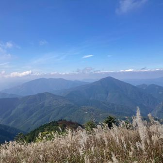 反対方向
国見山、中津山あたり