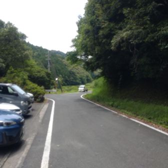 一の坂ダム運動公園の駐車場