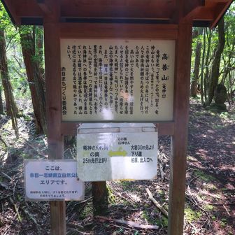 分岐に説明板