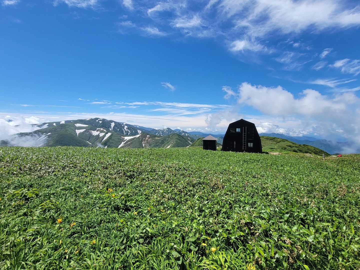 天狗平コース登山口-丸森峰-頼母木山-朳差岳 往復コースの写真