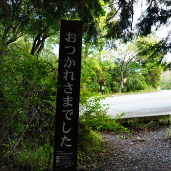 凄く滑った登山道だったけど、無事帰還しました！