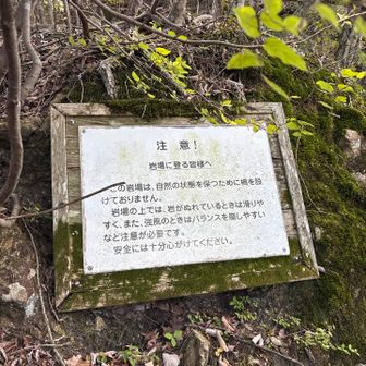 岩場に登る方が多いようです🪨