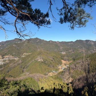 城峯山が目の前