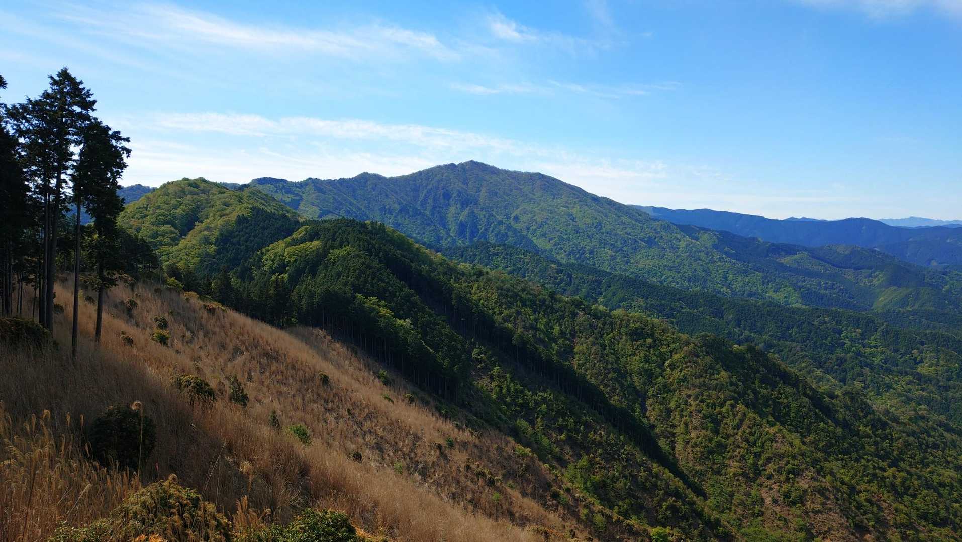 カッケー、あれが「高見山」です。
かなり近づいて来ました。