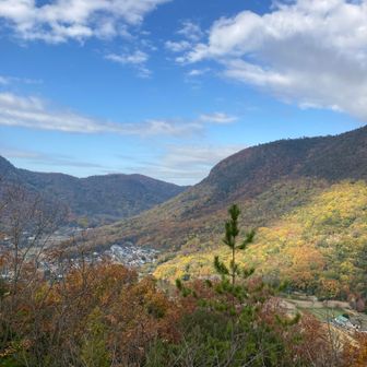 周りに結構たくさんの山があって驚き